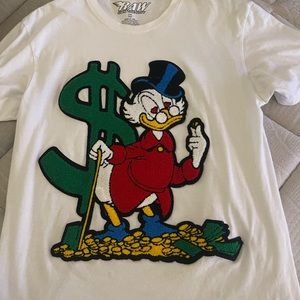 White money shirt